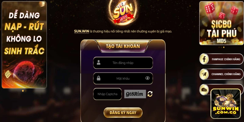 Hướng dẫn chi tiết quy trình đăng kí Sunwin