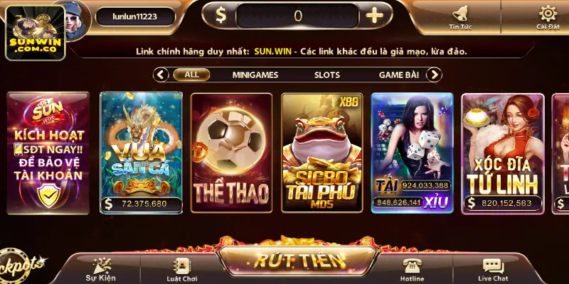 Sunwin là cổng game đổi thưởng chất lượng hàng đầu thị trường