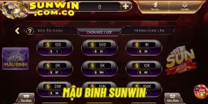 Mậu Binh Sunwin - Chiến thắng lớn, hũ vàng khổng lồ đang đợi