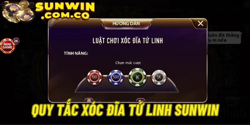 Ghi nhớ những quy tắc cơ bản trong game Xóc Đĩa Tứ Linh Sunwin 